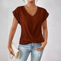 Sofia Amoretti Casual Top with Draped Front